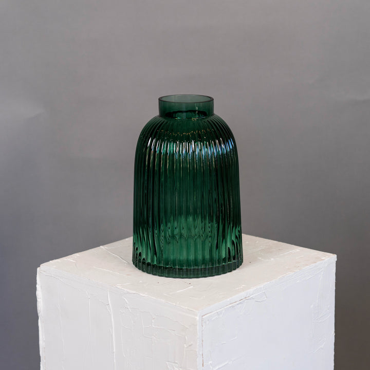 Designer medium green vase for flowers