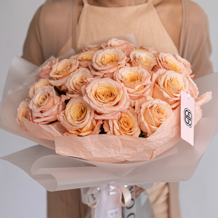Bouquet with 25 / 50 / 75 Roses Shimmer