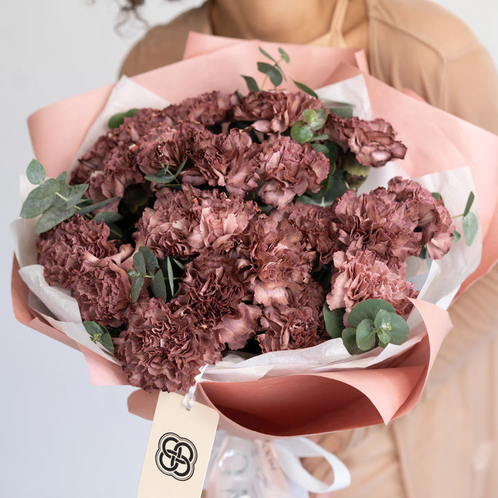 Bouquet with 20 carnations "Babylon"