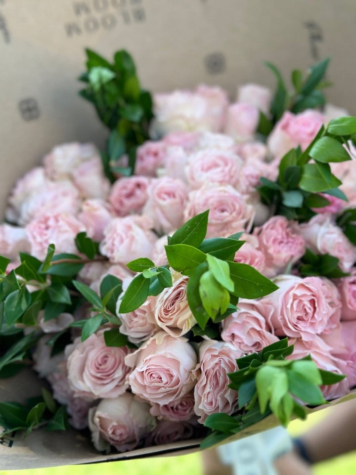 Bouquet of pink roses