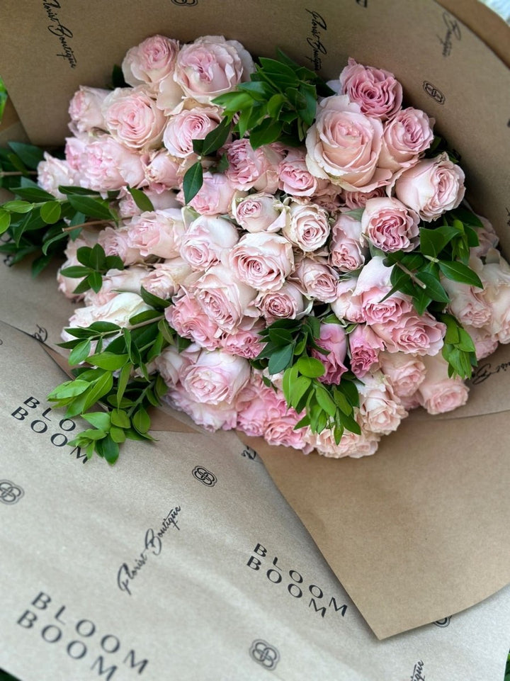 Bouquet of pink roses