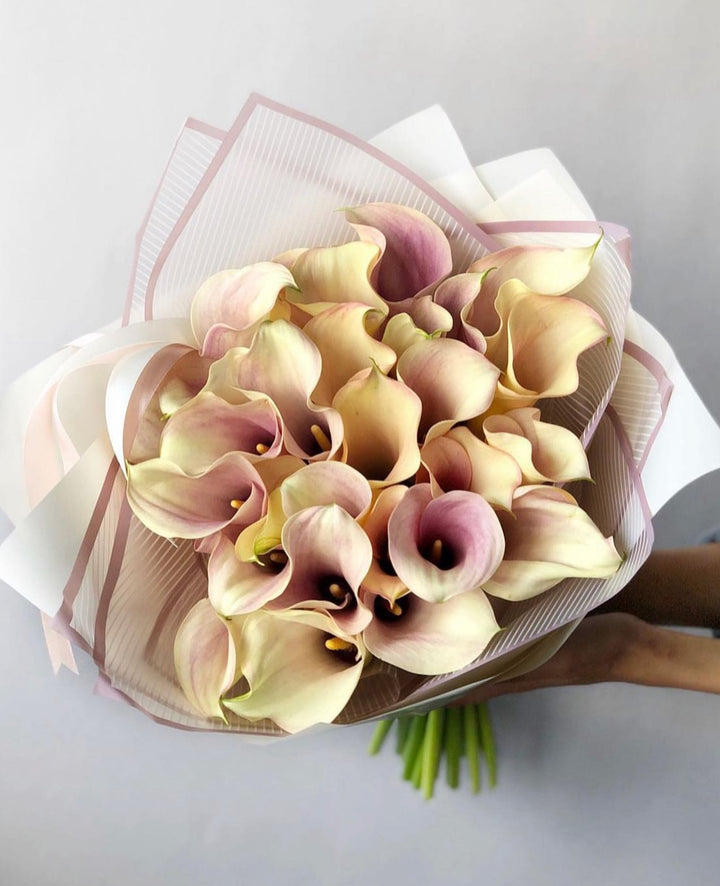 Bouquet of calla flowers