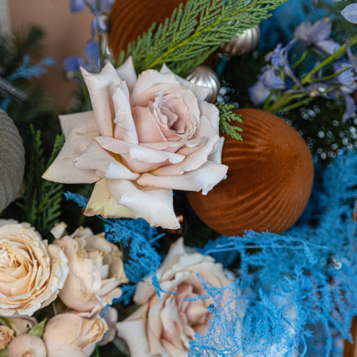 Flower basket "Snowy Christmas Night"