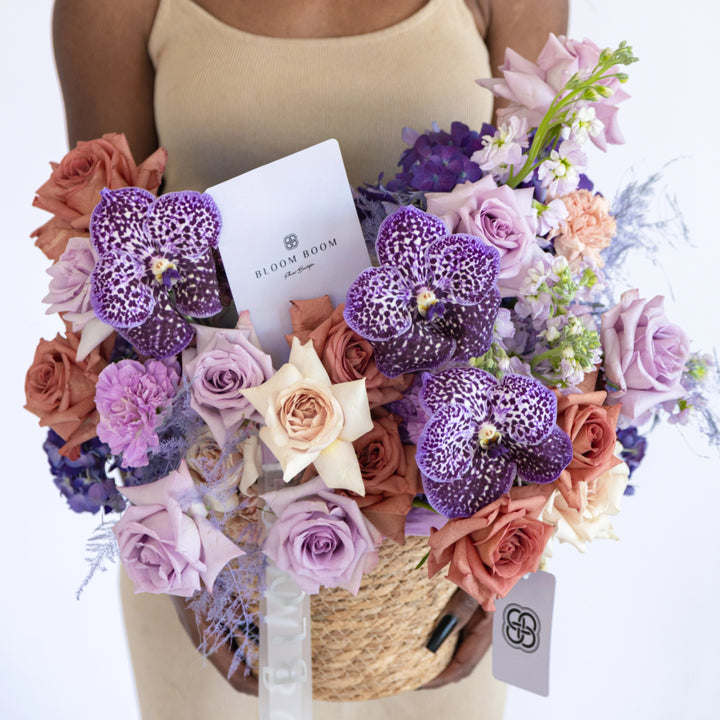 Lavender Raf Basket