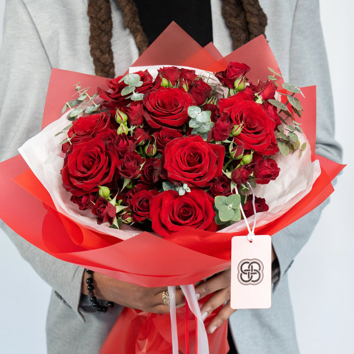 Bouquet "My sweetheart" with red roses