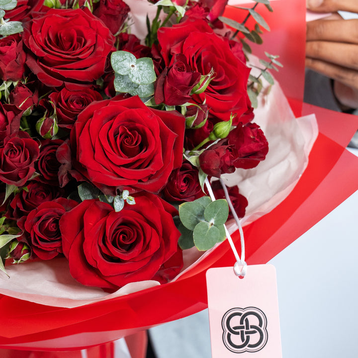 Bouquet "My sweetheart" with red roses