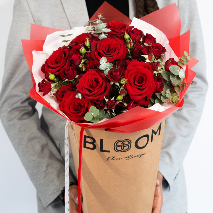 Bouquet "My sweetheart" with red roses